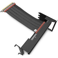 EK Water Blocks EK-Loop vertikale Grafikkartenhalterung EVO mit Riser PCIE 4.0 Kabel - schwarz