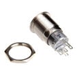 DimasTech Vandalismustaster 19mm - Silverline - gr&uuml;n image number null