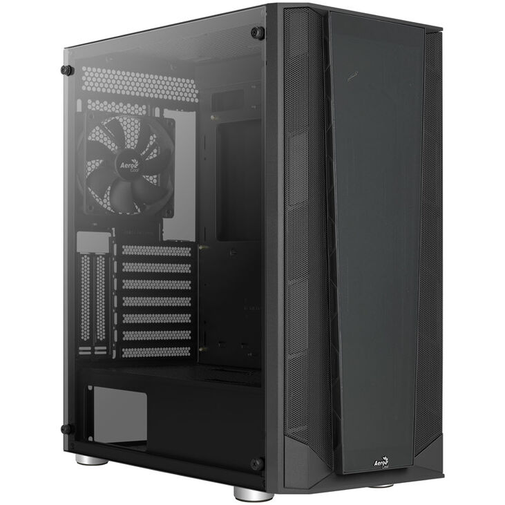 Aerocool Prism Midi-Tower, Tempered Glass - schwarz image number 8