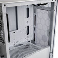 SilverStone Fara H1M Micro-ATX Case, Tempered Glass - white image number null