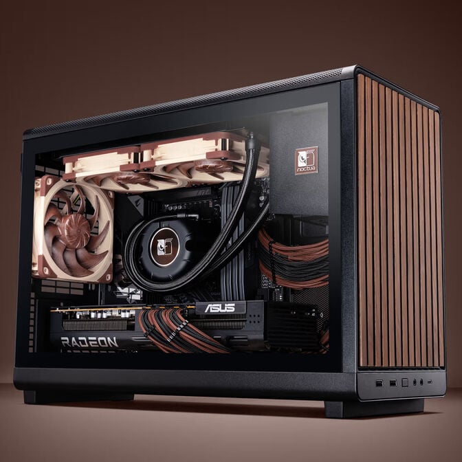 Noctua NL-LC1-24 AiO-Wasserk&uuml;hlung - 240mm, schwarz/braun image number 1