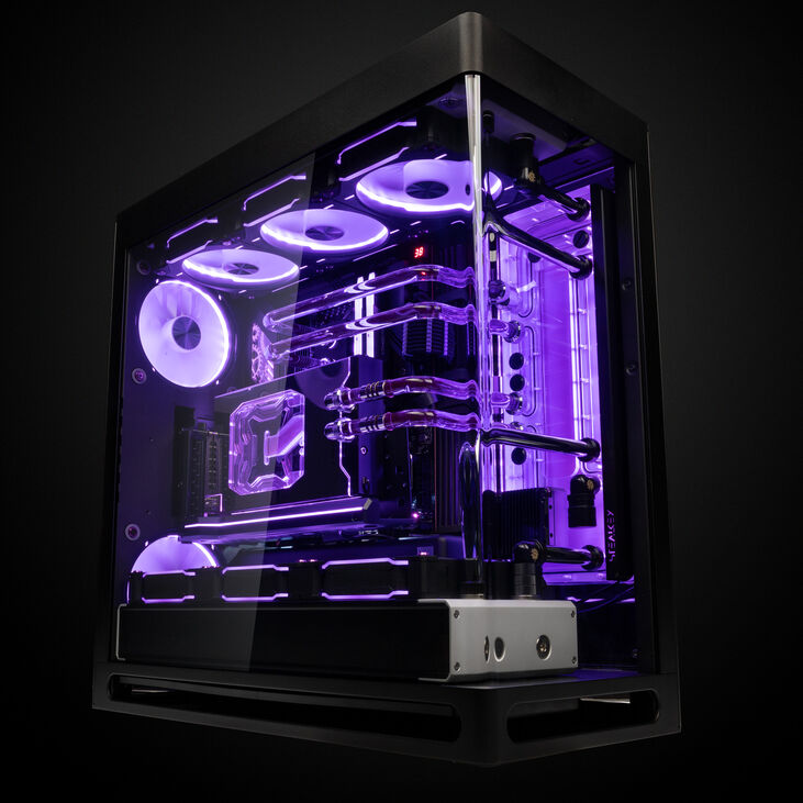 Gaming PC Shadow Oasis Elite, AMD Ryzen 7 9800X3D, NVIDIA GeForce RTX 4090 - Custom Water Cooling image number 9