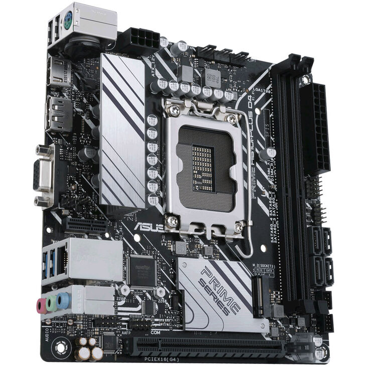ASUS Prime H610I-Plus D4-CSM, Intel H610 Mainboard, Sockel 1700, DDR4 image number 4