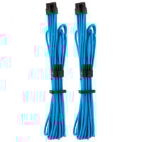 Corsair Premium Sleeved EPS12V ATX12V Cable, Double Pack (Gen 4) - blue