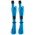 Corsair Premium Sleeved EPS12V ATX12V-Kabel, Doppelpack (Gen 4) - blau image number null