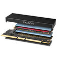 AXAGON PCEM2-XS PCI-E 3.0 16x - M.2 SSD NVMe, 80 mm SSD - low profile image number null