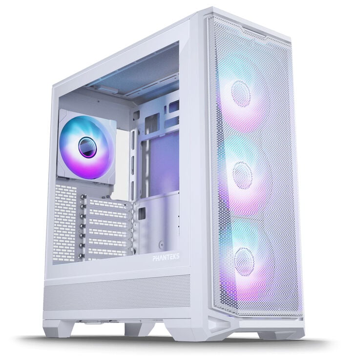 PHANTEKS Eclipse G400A PC-Gehäuse, Midi-Tower, E-ATX, Tempered Glass, D-RGB - weiß image number 0