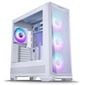 PHANTEKS Eclipse G400A PC-Gehäuse, Midi-Tower, E-ATX, Tempered Glass, D-RGB - weiß