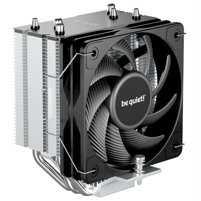 be quiet! Pure Rock Slim 3 CPU-K&uuml;hler, 130W TDP - 100mm, schwarz image number 0