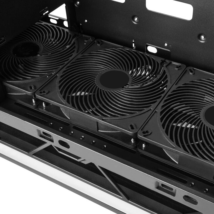 SilverStone Alta F1 Mid Tower, Tempered Glass - Black image number 9