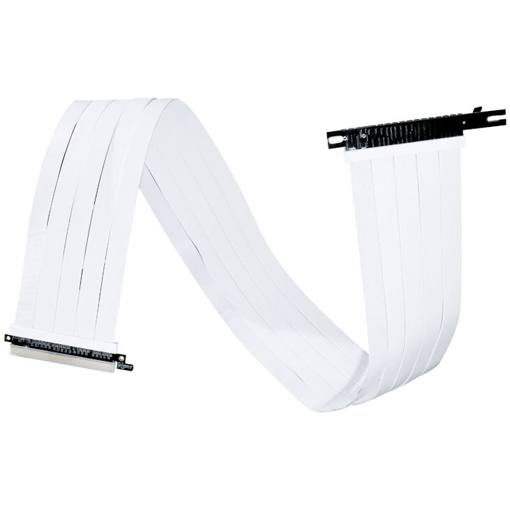 Lian Li PW-PCIV-4-90W PCIe 4.0 Riser Cable - 900mm, white image number 0