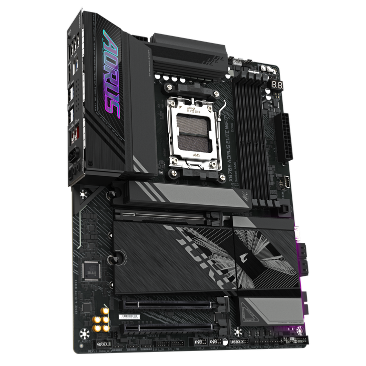 Gigabyte X870E A Elite WiFi7 Mainboard, Sockel AM5, AMD X870E, ATX, DDR5 image number 2
