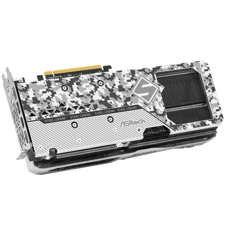 ASRock Radeon RX 7600 XT Steel Legend 16GO, 16384 MB GDDR6 image number 6