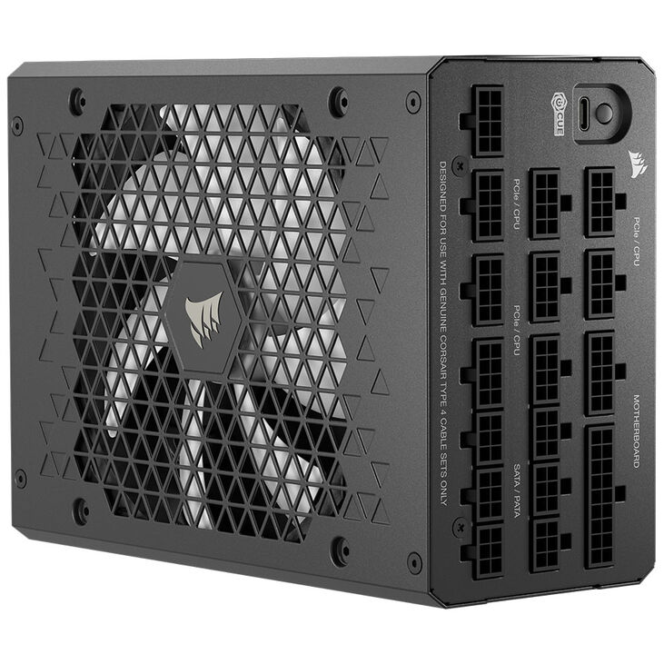 Corsair HXi Series (2025) HX1500i Netzteil 80 PLUS Platinum Netzteil, modular, ATX 3.1, PCIe 5.1 - 1.500 Watt, schwarz image number 2
