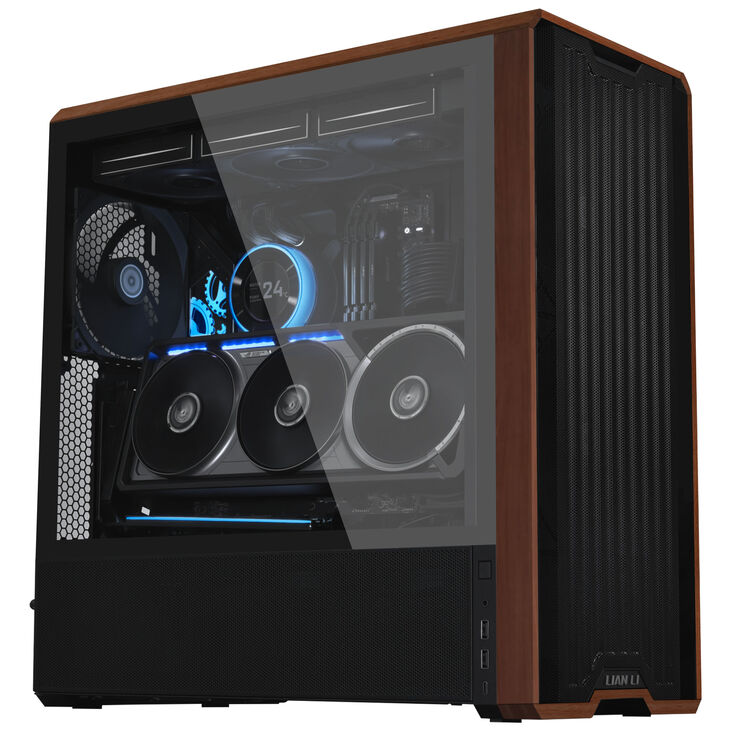 Lian Li Vertical GPU Mounting Kit with PCIe Riser Cable Black