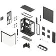 HAVN HS 360 VGPU PC-Geh&auml;use, Midi-Tower, vertikale GPU-Halterung - schwarz image number null
