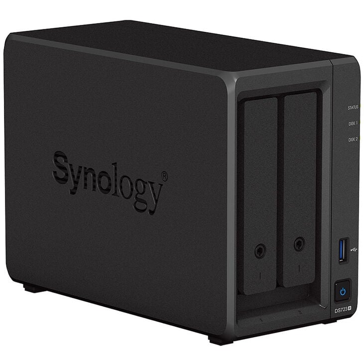 Synology DiskStation DS723+ NAS Server - 2GB RAM, 2x Gb LAN - 2-Bay image number 0