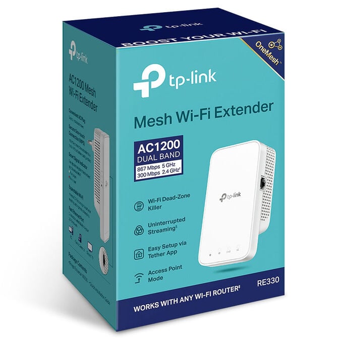 TP-Link RE335 WLAN-Repeater, AC1200, Dual-Band - wei&szlig; image number 4