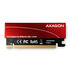 AXAGON PCEM2-S PCIe 3.0 x16 adapter, 1x M.2 NVMe SSD, up to 2280 - passive cooling image number null