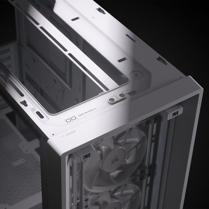 Corsair Frame 4000D RS PC-Geh&auml;use, Midi-Tower, E-ATX, Tempered Glass - wei&szlig; image number 13