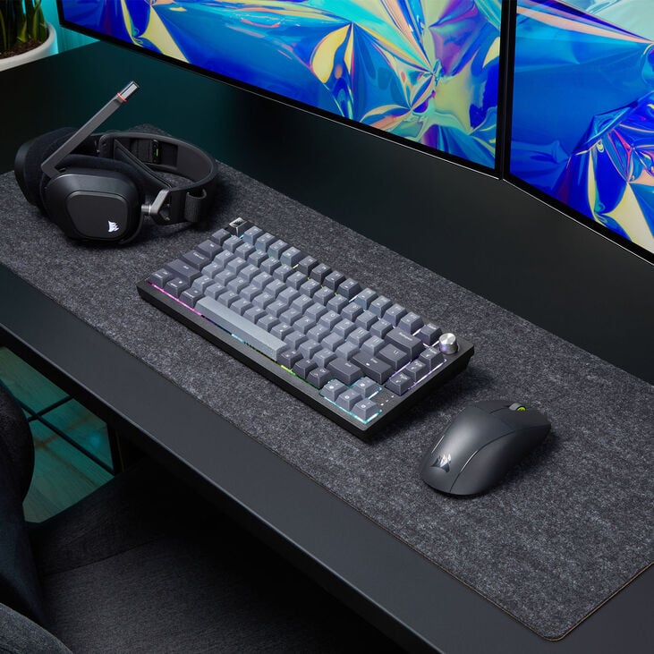 Corsair K65 Plus Wireless TKL Gaming Tastatur, TKL (75%), Corsair MLX Fusion – schwarz, ISO (DE) image number 12