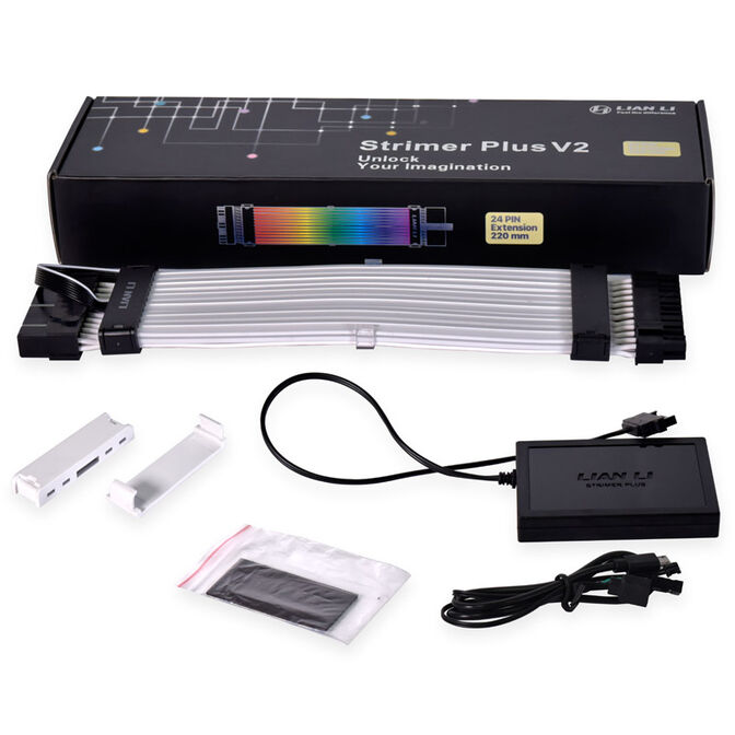 Lian Li Strimer Plus V2 RGB motherboard cable + RGB PCIe VGA power cable V2 image number 8