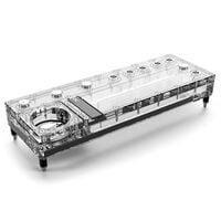 Alphacool Core Distro Plate 360 mm Links VPP/D5, ARGB - Acryl