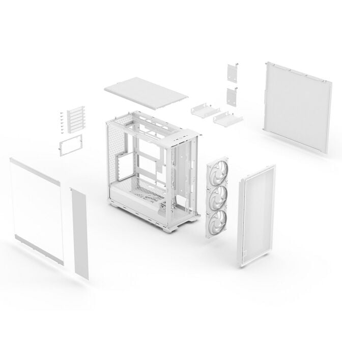 Fractal Design Epoch XL White RGB TG Clear Tint PC-Geh&auml;use, Midi-Tower, E-ATX, ARGB, Tempered Glass &ndash; wei&szlig; image number 17