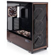 Antec Flux Pro Noctua Edition PC Case, Mid-Tower, E-ATX, Tempered Glass - Brown/Black image number null