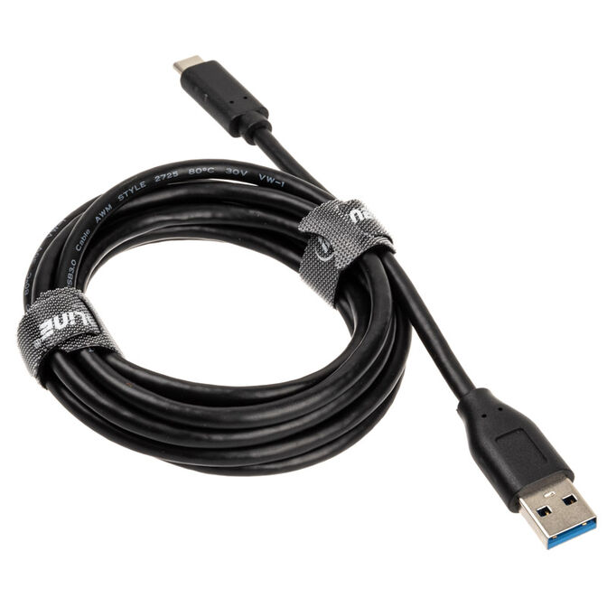 InLine USB 3.2 Gen.2 Kabel, Typ C auf A Stecker/Stecker, schwarz - 2m image number 1