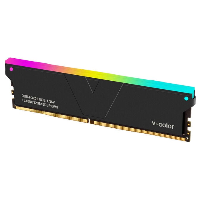 V-Color Skywalker Plus RGB DDR4-3200 RAM, CL22 - 32 GB Dual-Kit, schwarz image number 1