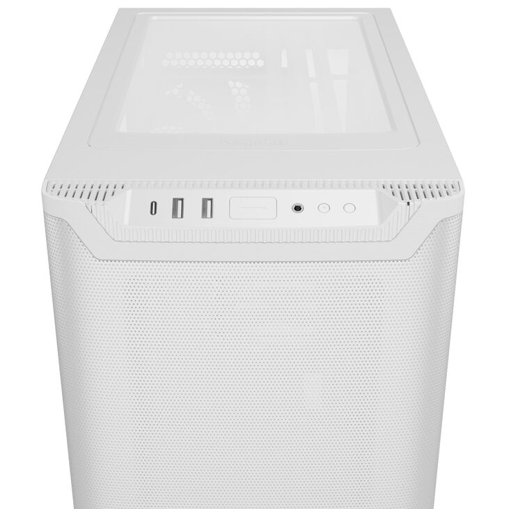 be quiet! Pure Base 501 Airflow PC-Gehäuse, Midi-Tower, ATX, Tempered Glass - weiß image number 1
