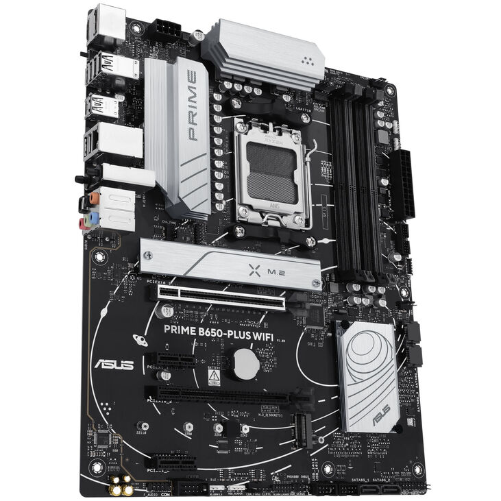 ASUS Prime B650-Plus WiFi Mainboard, Sockel AM5, AMD B650, ATX, DDR5 image number 5