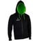 GamersWear SPROUT Basic Kapuzenjacke - Gr&ouml;&szlig;e M, schwarz/gr&uuml;n