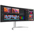 LG UltraWide 49WQ95X-W, 49 inch Curved Gaming Monitor, 144 Hz, IPS, G-SYNC Compatible image number null