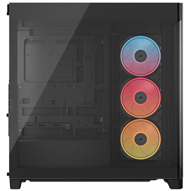 Corsair FRAME 4500X LX-R RGB PC Case, Mid-Tower, E-ATX, Tempered Glass - Black image number 5
