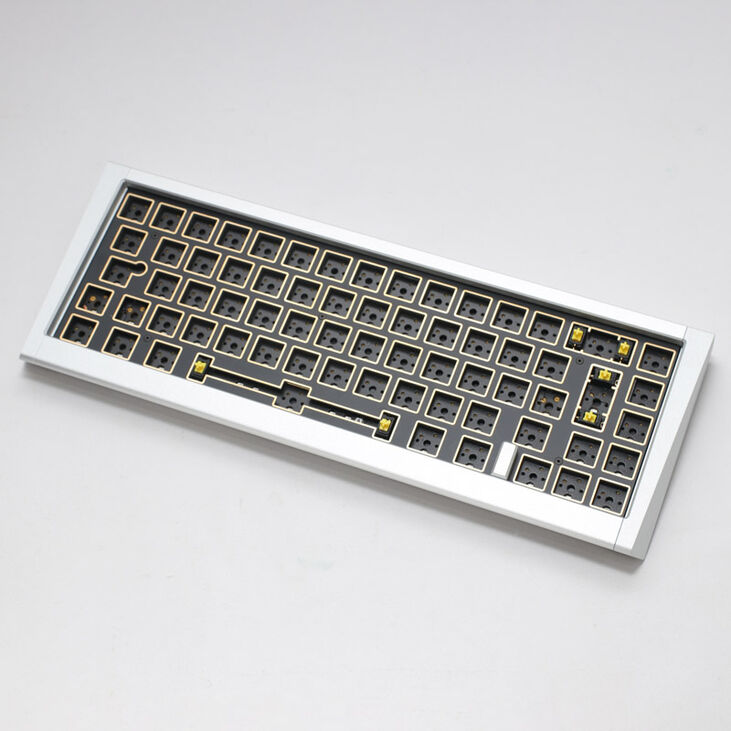 Ducky Outlaw 65 Gaming-Tastatur, Barebone - silber (ISO) image number 3