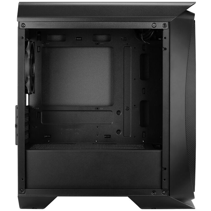 Aerocool Aero One Mini Eclipse Mid Tower, Tempered Glass - Black image number 5