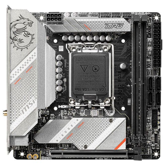 MSI B760I Edge WiFi, Socket LGA 1700, Intel B760I, Mini-ITX - DDR5 image number 2