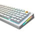 Glorious GPBT Backlit Keycaps, ANSI Layout (US), PBT, Dye-Sub - White image number null