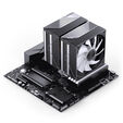 Jonsbo CA80 CPU Cooler, Dual-Tower, 2 x 120mm, PWM, RGB - black image number null
