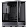 Jonsbo D401 PC-Geh&auml;use, Midi-Tower, ATX, Tempered Glass - schwarz image number null
