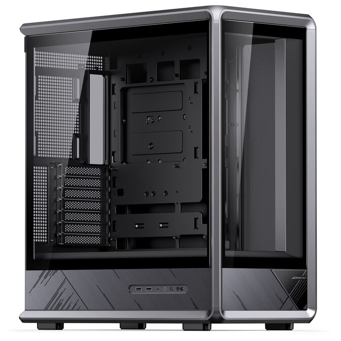 Jonsbo D401 PC-Geh&auml;use, Midi-Tower, ATX, Tempered Glass - schwarz image number 0