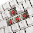 Ducky One 2 Mini Gaming Keyboard, MX Silent Red, RGB LED, white image number null