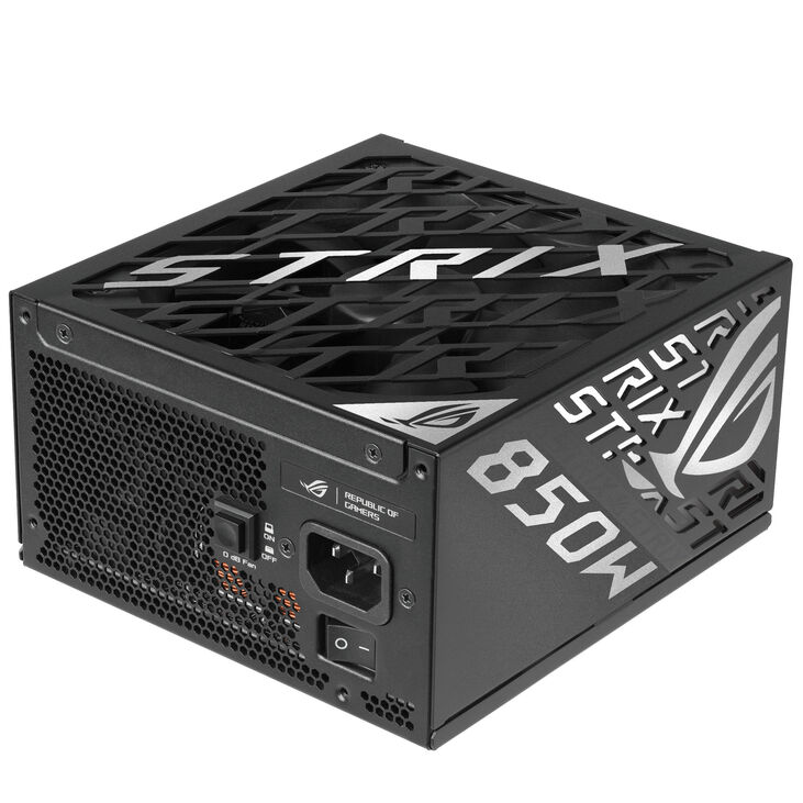 ASUS ROG Strix 850 Platinum power supply, 80 PLUS Platinum, modular, PCIe 5.1 - 850 watts image number 1