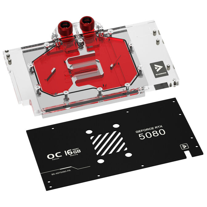 Barrow ASUS ROG TUF 5080 / 5070 Ti GPU Water Block - black image number 0