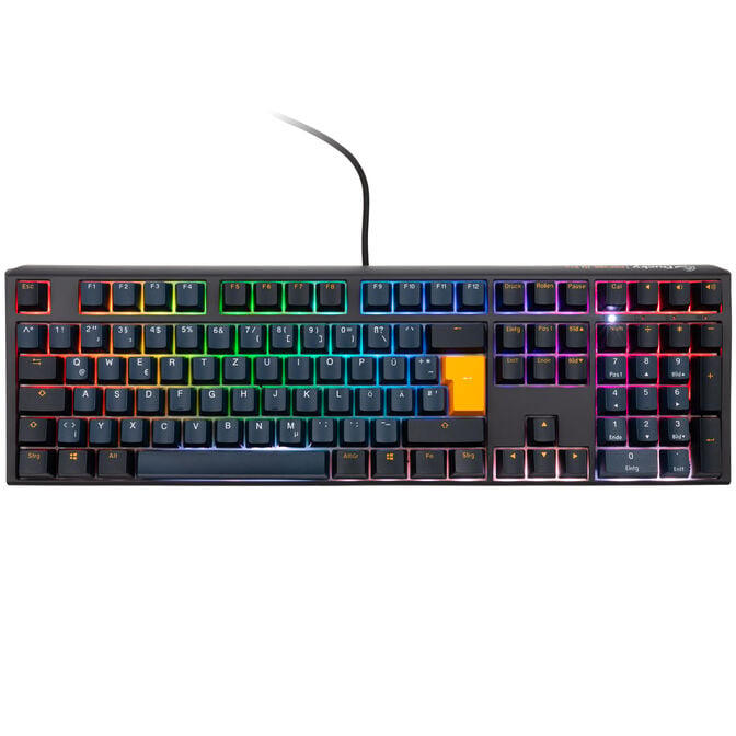 Ducky One 3 Pro Nazca Line Gaming Tastatur, mechanisch, 8.000 Hz, Hot Swap, RGB &ndash; Cherry MX2A Speed Silver, ISO (DE) image number 1