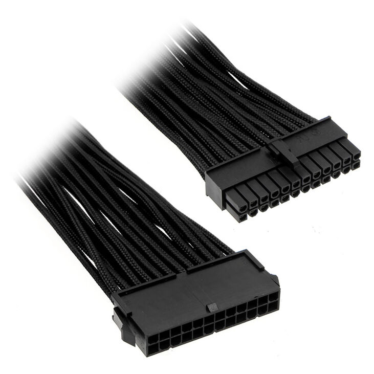 PHANTEKS 24-Pin ATX Extension 50cm - sleeved black image number 0