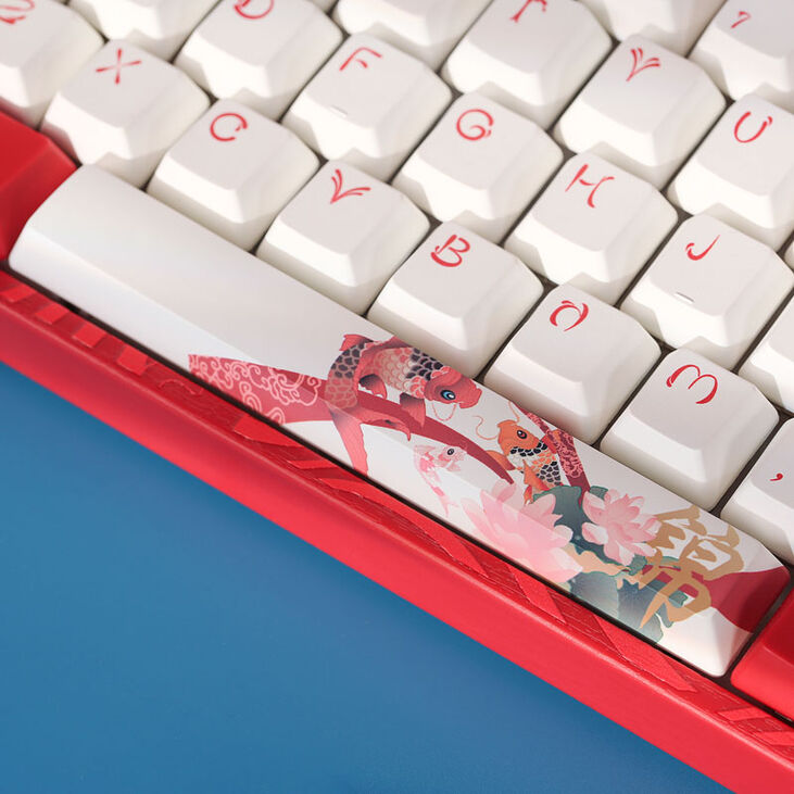 Varmilo VEA108 Koi Gaming Tastatur, MX-Brown, weiße LED - US Layout image number 5