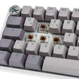 Ducky One 3 Mist Grey SF Gaming Keyboard, RGB LED - MX-Brown image number null